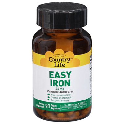 Easy Iron Vegicap 25mg - 90 Count - Image 1