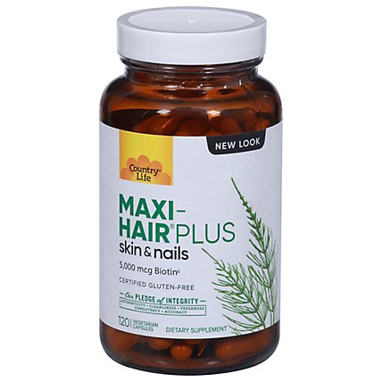 Maxi Hair Plus Biotin - 120 Count - Image 1