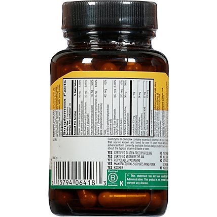 Coenzyme B Complex Vcaps - 60 Count - Image 5