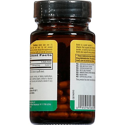 High Potency Biotin 5mg - 60 Count - Image 5