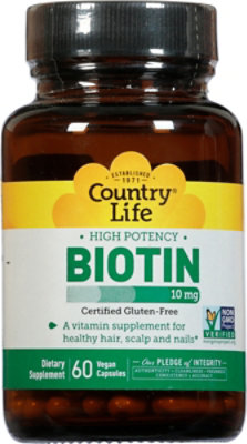 Biotin 10 Mg - 60 Count - Image 2