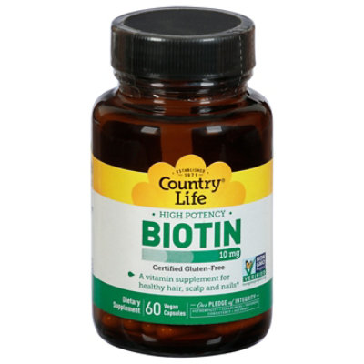 Biotin 10 Mg - 60 Count - Image 1