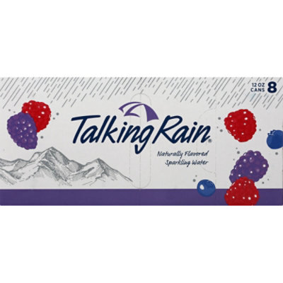 Talking Rain Sparkling Water Mountain Berry - 96 Fl. Oz. - Image 2
