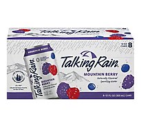 Talking Rain Sparkling Water Mountain Berry - 96 Fl. Oz.