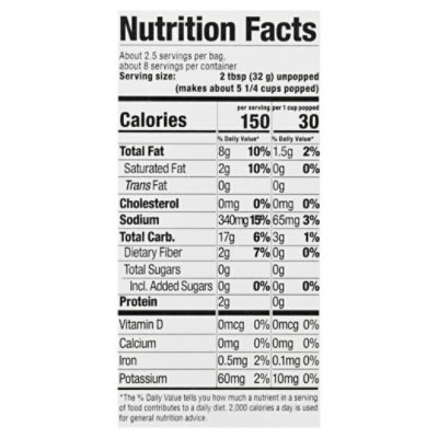 SkinnyPop Microwave Butter Popcorn Microwavable Bags - 3-2.8 Oz - Image 3