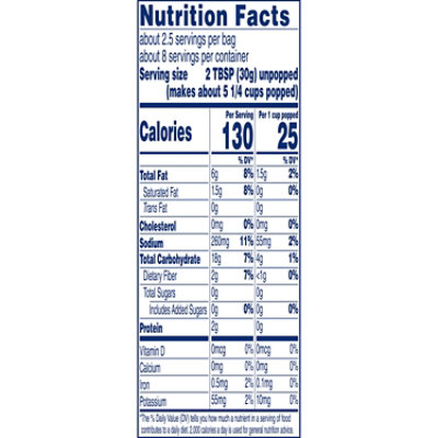 SkinnyPop Microwave Sea Salt Popcorn Microwavable Bags - 3-2.8 Oz - Image 3