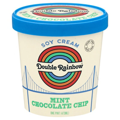 Double Ra Soy Cream Mint Chip - 16 Oz
