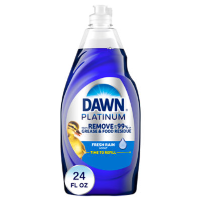 Dawn Platinum Dishwashing Liquid Dish Soap Refreshing Rain Scent - 24 Fl. Oz. - Image 1