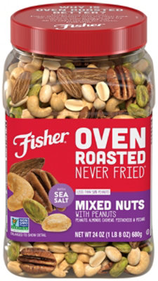 Fisher Oven Roasted Mixed Nuts - 24 Oz - Image 3