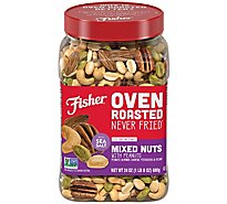 Fisher Oven Roasted Mixed Nuts - 24 Oz