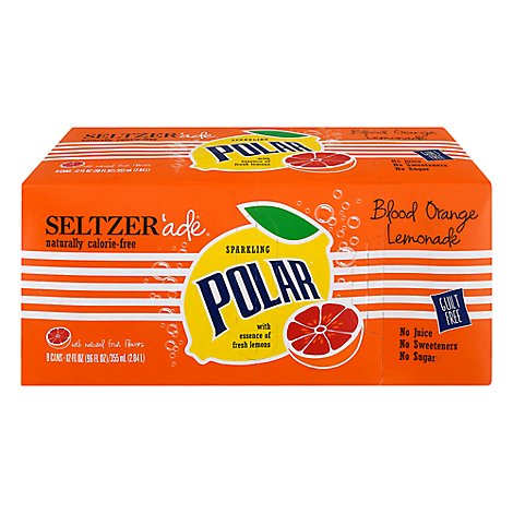 Polar Seltzer Blood Orange Lemonade - 8-12 Fl. Oz.