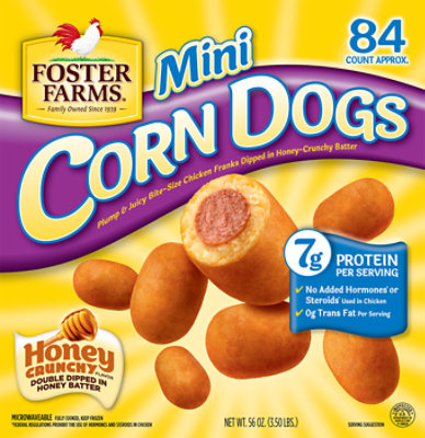 Foster Farms Mini Corn Dogs - 56 Oz