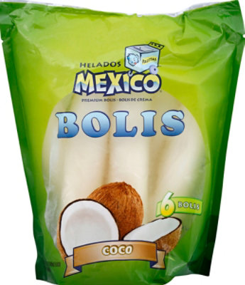 Helados Mexico Coconut Cream Bolis - 6 Count - Image 2