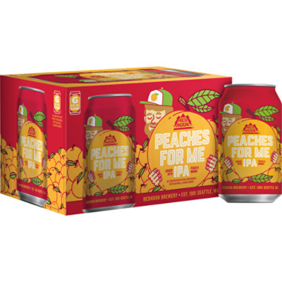 Redhook Peaches for Me IPA Cans - 6-12 Fl. Oz. - Image 1