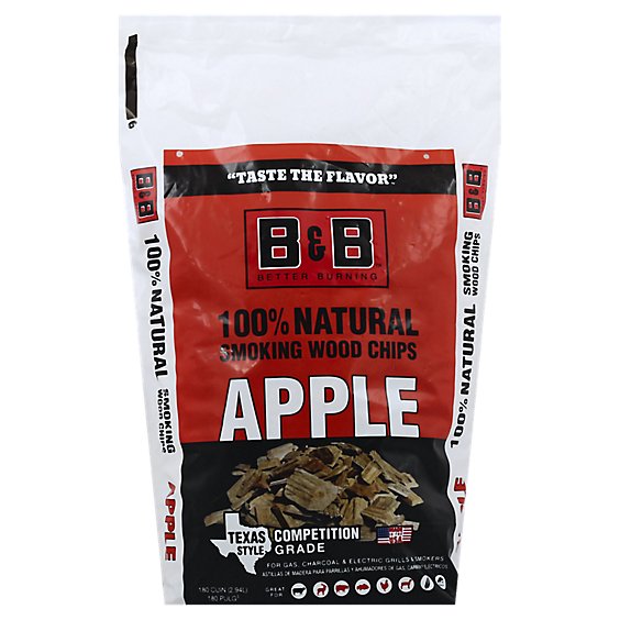 B&B Apple Bbq Wood Chips - Each