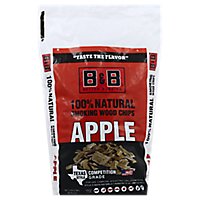 B&B Apple Bbq Wood Chips - Each - Image 1