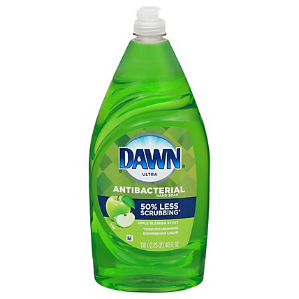 Dawn Ultra Apple Blossom Scent Antibacterial Dishwashing Liquid Dish Soap - 40 Fl. Oz. - Image 3
