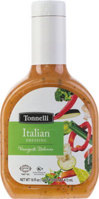 Tonelli Salad Dressing Lite Italian - 16 Oz - Image 1