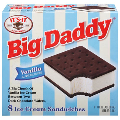 Its-It Ice Cream Big Daddy 8-Pack - 56 Fl. Oz.