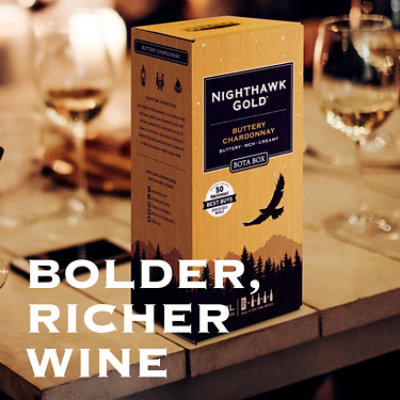 Bota Box Nighthawk Gold Buttery Chardonnay White Wine - 3 Liter - Image 6