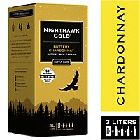 Bota Box Nighthawk Gold Buttery Chardonnay White Wine California - 3 Liter - Image 1