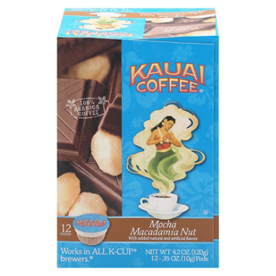 Kauai Coffee Pods Mocha Macadamia Nut - 12-.35 Oz - Image 3