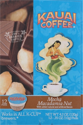 Kauai Coffee Pods Mocha Macadamia Nut - 12-.35 Oz - Image 2