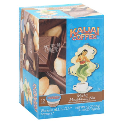 Kauai Coffee Pods Mocha Macadamia Nut - 12-.35 Oz - Image 1