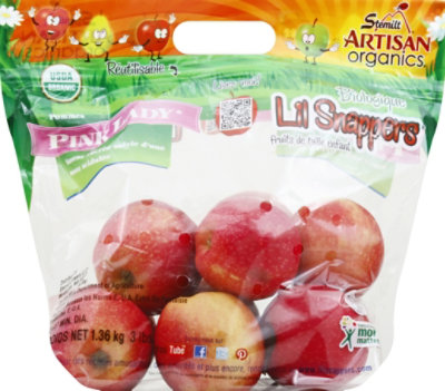 Apples Pink Lady Organic Prepacked - 3 Lb - Image 3