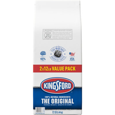 Kingsford Original Barbecue Charcoal Briquettes For Grilling - 2-12 Lbs