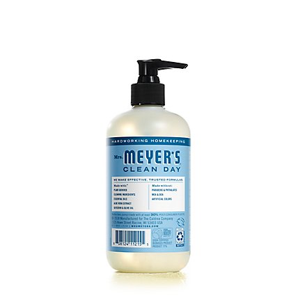 Mrs. Meyers Clean Day Liquid Hand Soap RainWater Scent 12.5 ounce bottle - Image 5