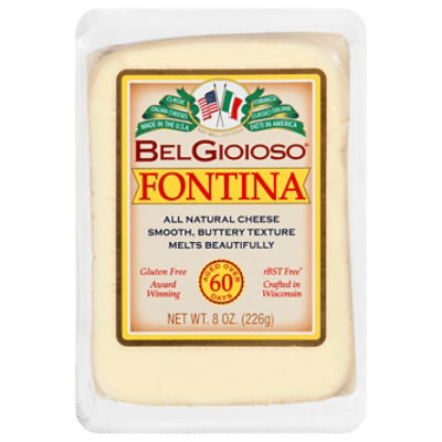 BelGioioso Fontina Cheese Wedge - 8 Oz