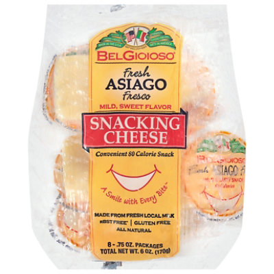 BelGioioso Asiago Fresco Snack Cheese Bag - 6 Oz - Image 3