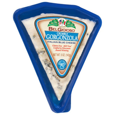 BelGioioso Crumbly Gorgonzola Cheese Wedge - 5 Oz