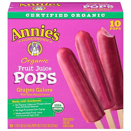 Annies Pops Grape - 1.75 Fl. Oz. - Image 3