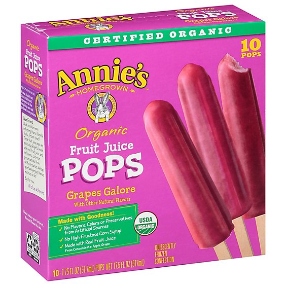 Annies Pops Grape - 1.75 Fl. Oz.