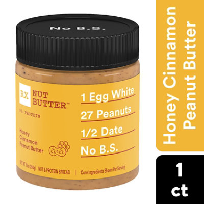 RX Nut Butter Peanut Butter Honey Cinnamon Protein Snack - 10 Oz - Image 1