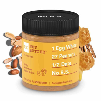 RX Nut Butter Peanut Butter Honey Cinnamon Protein Snack - 10 Oz - Image 3