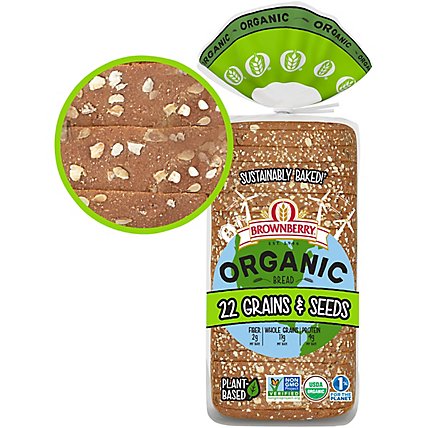 Brownberry Organic Thin Sliced 22 Grains & Seeds Bread - 20 Oz - Image 1