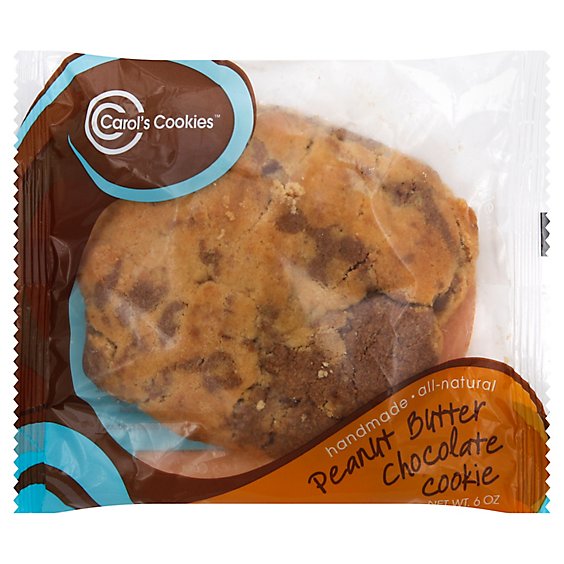 Carols Cookie Peanut Butter Chocolate Individual - 6 Oz
