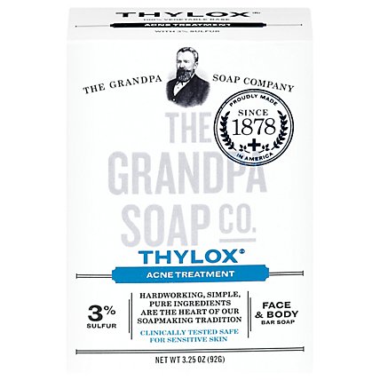 The Grandpa Soap Company Thylox Acne Treatment Bar Soap - 3.25 Oz - Image 3