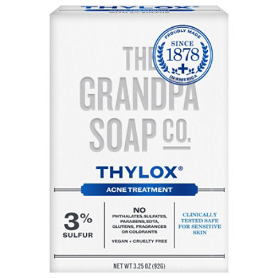 The Grandpa Soap Co. Thylox Acne Treatment Bar Soap, 3.25 oz