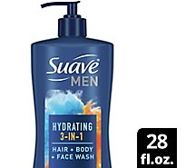 Suave Men Hair + Body Wash 2 In 1 - 28 Fl. Oz.