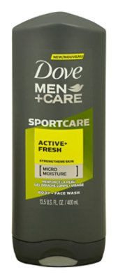 Dove Men+Care SportCare Body + Face Wash Active + Fresh - 13.5 Oz - Image 3
