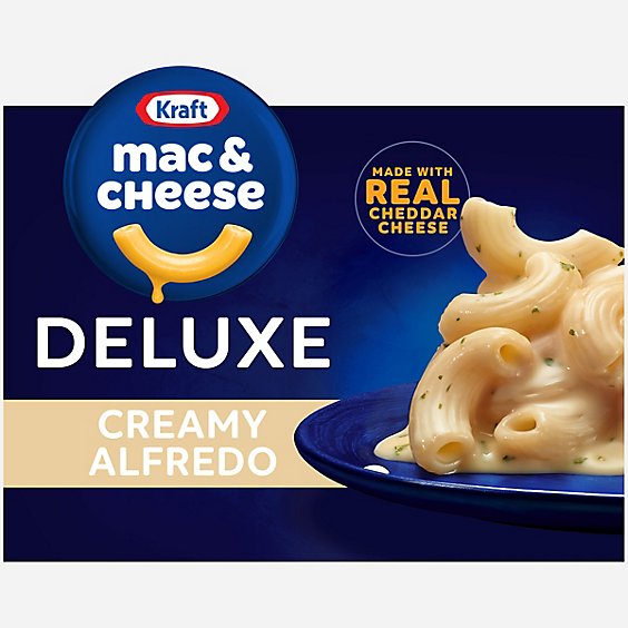 Kraft Deluxe Creamy Alfredo Macaroni & Cheese Dinner Box - 11.9 Oz