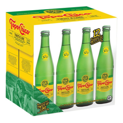 Topo Chico Mineral Water Twist Of Lime - 12-12 Fl. Oz. - Image 1