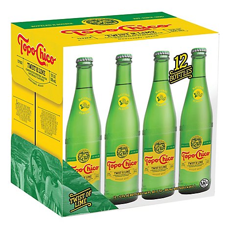 Topo Chico Mineral Water Twist Of Lime - 12-12 Fl. Oz.