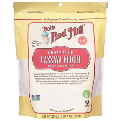 Bobs Red Mill Flour Cassava Grain Free - 20 Oz