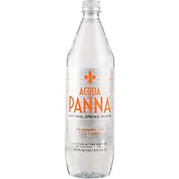 Acqua Panna Natural Spring Water Bottle - 33.8 Fl. Oz. - Image 1