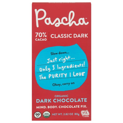 Pascha Choc Bar 70 Org - 2.82 Oz - Image 3